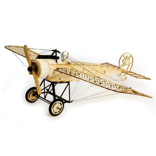 shopping רחפנים Dancing Wings Hobby Fokker-E 410mm Wingspan Balsa Wood Airplane Static Model Unassembled