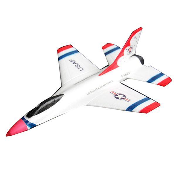 shopping רחפנים Fly bear FX-823 2.4G 2CH F16 Thunderbirds EPP RC Glider Airplane RTF Mode 2