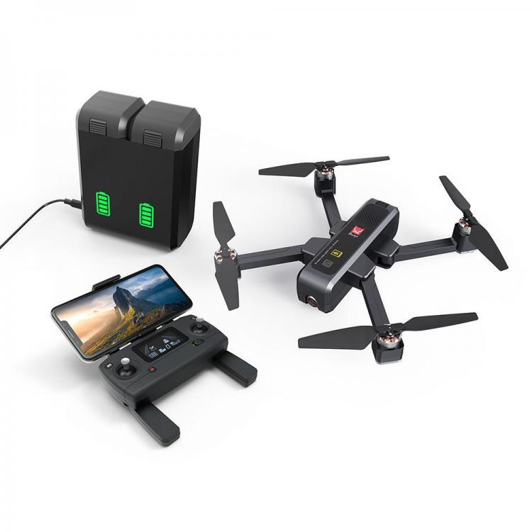 shopping רחפנים MJX B4W 5G WIFI FPV With 4K HD Camera Ultrasonic GPS Follow Me Foldable Brushless RC Drone Quadcopter RTF