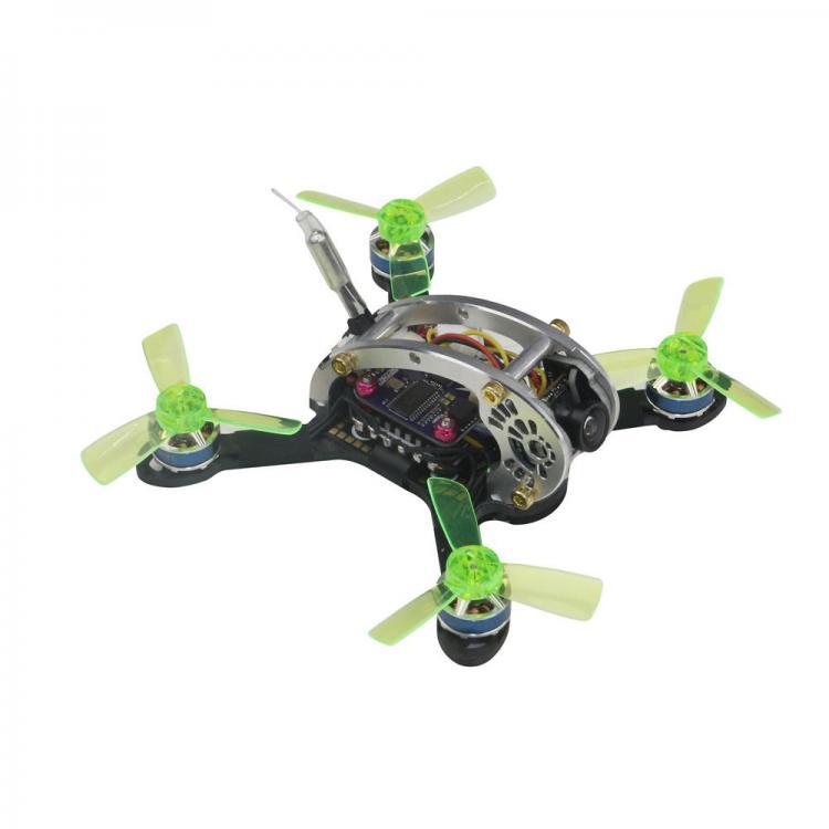 shopping רחפנים KINGKONG/LDARC FLY EGG V2 100 100mm RC FPV Racing Drone F3 12A 4in1 Blheli_S 25/100MW 800TVL PNP BNF
