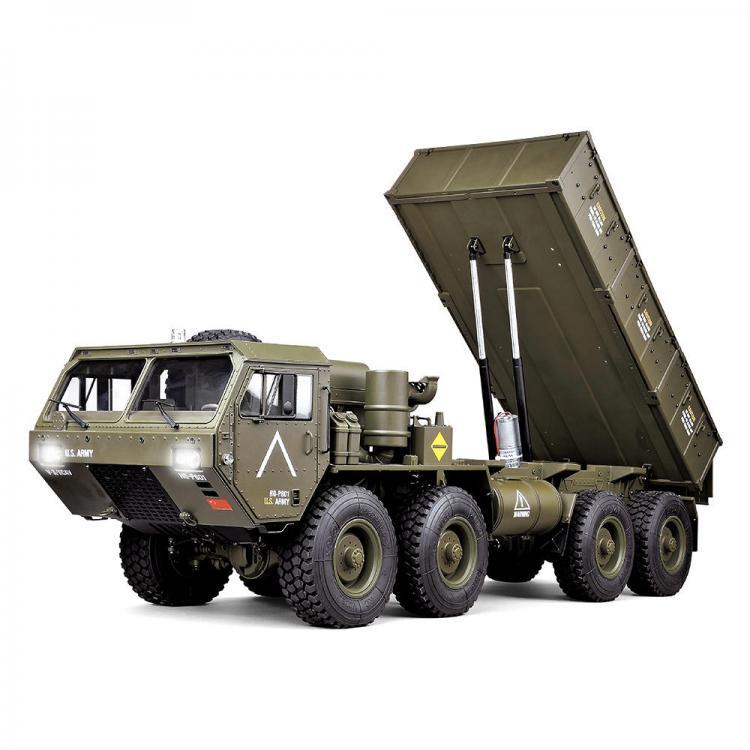 shopping רכב על שלט HG P803A Upgraded Light Sound 1/12 2.4G 8X8 EP RC Car for US Army Military Truck 5KG Load Capacity w/o Battery Charger