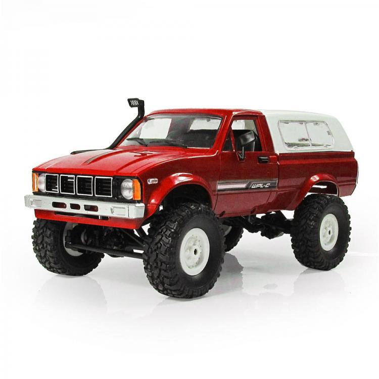shopping רכב על שלט WPL C24 1/16 RTR 4WD 2.4G Military Truck Buggy Crawler Off Road RC Car 2CH Toy