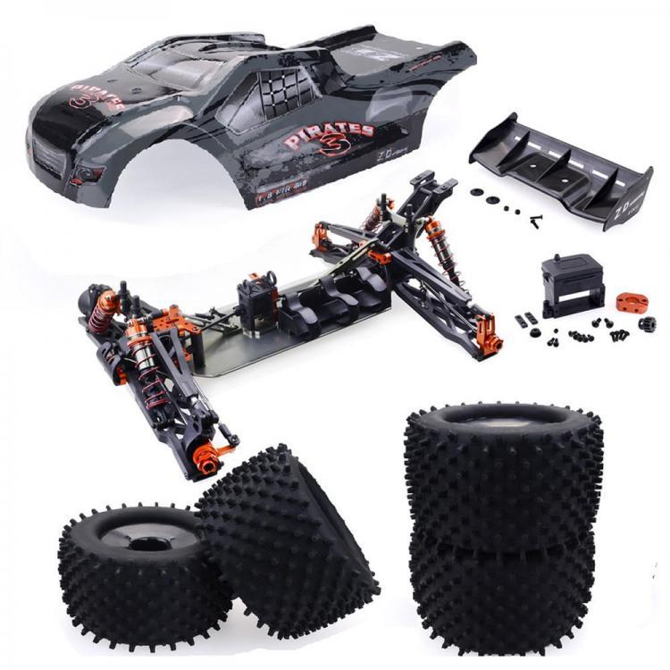 shopping רכב על שלט ZD Racing 9021 V3 1/8 4WD 80km/h Brushless RC Car Frame Kit without Electronic Parts
