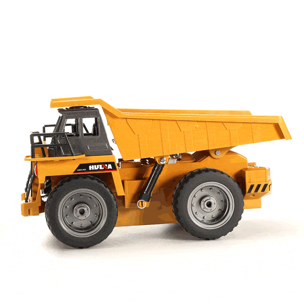 shopping רכב על שלט HuiNa Toys1540 Six Channel 1/18 RC Metal Dump Truck Charging RC Car