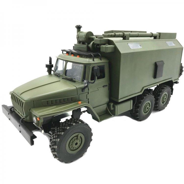 shopping רכב על שלט WPL B36 Ural 1/16 2.4G 6WD Rc Car Military Truck Rock Crawler Command Communication Vehicle RTR Toy