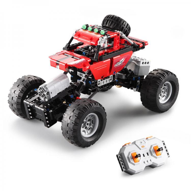 shopping רכב על שלט CaDA C51041W 489PCS 2.4G Assembling Building Block RC Car Off-Road Vehicle Model