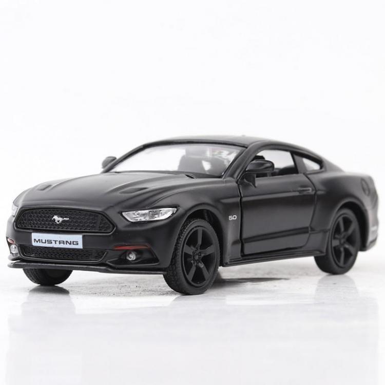 shopping מכוניות וכלי רכב 1:36 Alloy Matte Ford Mustang Pull Back Retro Diecast Model Car Toy