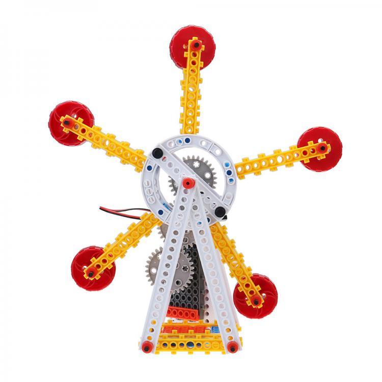 shopping מכוניות וכלי רכב HIQ B714 Electric Ferris Wheel 88PCS Blocks Toys Building Educational Bricks