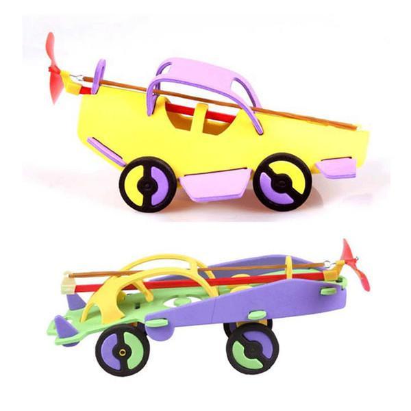 shopping מכוניות וכלי רכב Rubber Powered Racing Car Plane Steamship Educational Toys