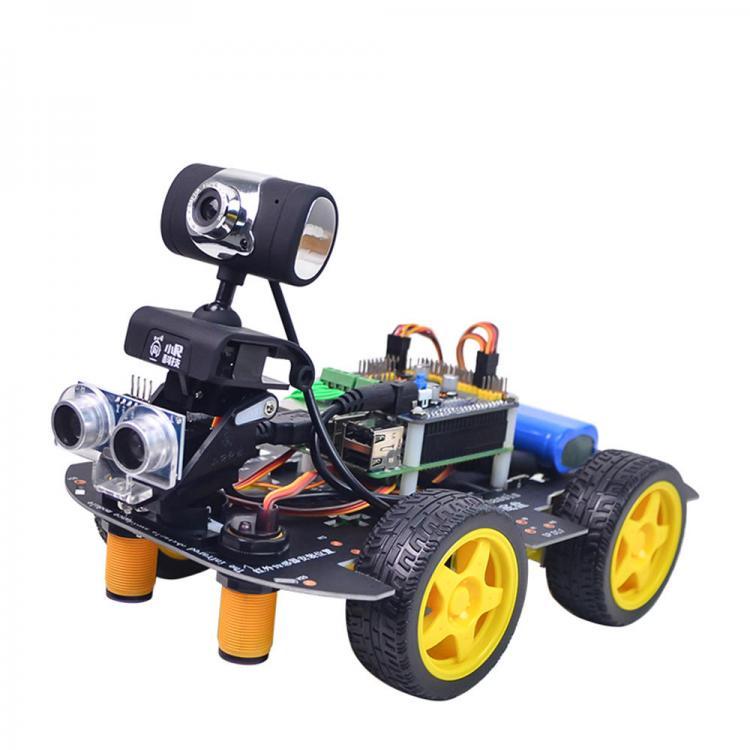 shopping רובוטים Xiao R GFS DIY Smart Programmable RC Robot Car Wifi Bluetooth APP/Stick Control With HD Camera Raspberry Pi 4B Board
