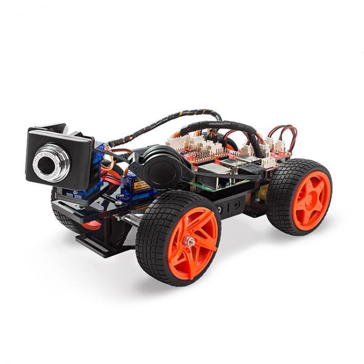 shopping רובוטים SunFounder PiCar-V Smart Robot Video Car V2.0 Kit for Raspberry Pi 3/2/B+