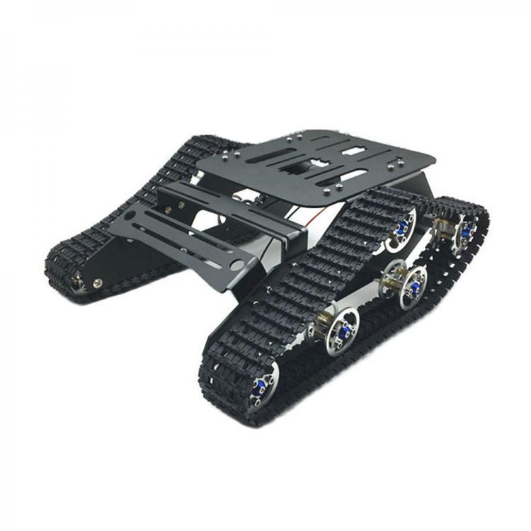 shopping רובוטים DIY A-20 Smart RC Robot Car Tracked Tank Chassis RC Car Parts For  Raspberry Pi
