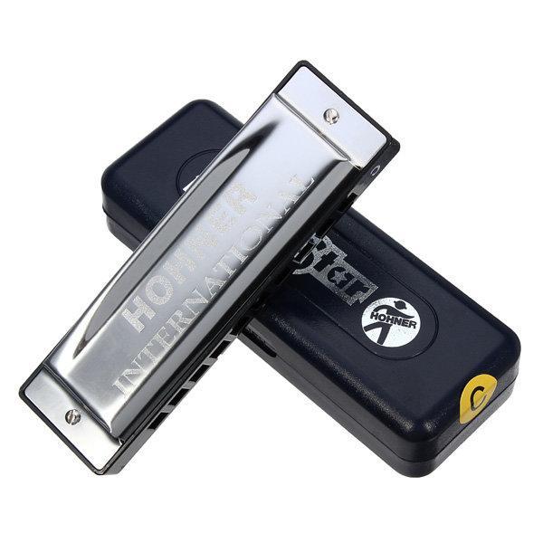 shopping כלי נגינה Silver Star HOHNER 10 Holes C Key Blues Harmonica