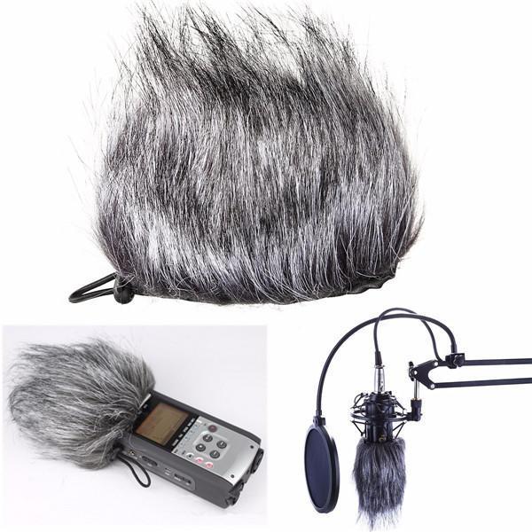 shopping כלי נגינה Microphone Muff Fur Windscreen For Sony D50 Zoom H1 H2N H4N Q3 Q3HD Recorder