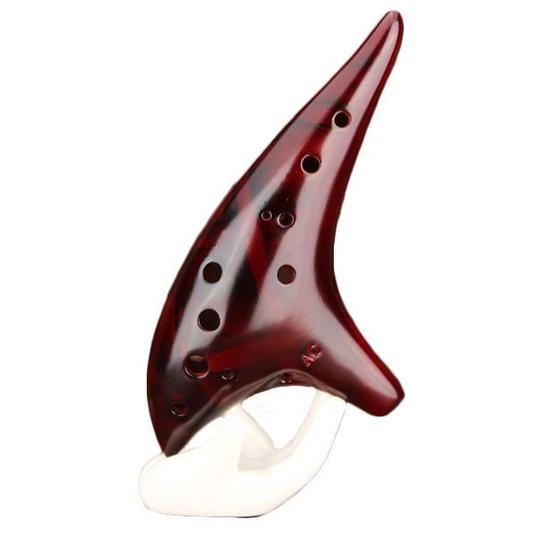 shopping כלי נגינה 12 Hole Alto C Tone Smoldering Professional Ocarina