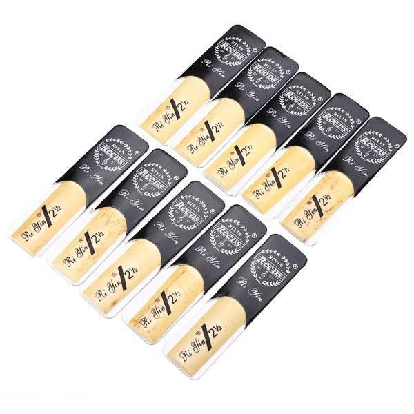 shopping כלי נגינה 10pcs XZ-AS09 Arundo Donax Reeds for Alto Saxophone