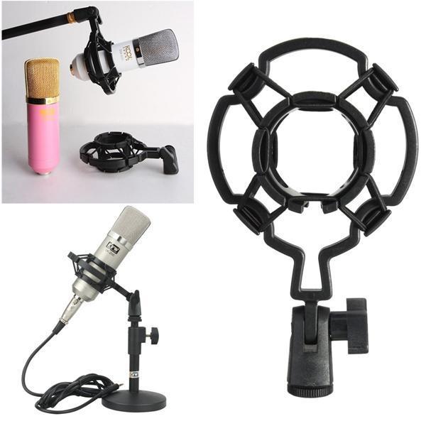 shopping כלי נגינה Studio Mic Shock Mount Holder For Large Diaphram Condenser Mic Clip