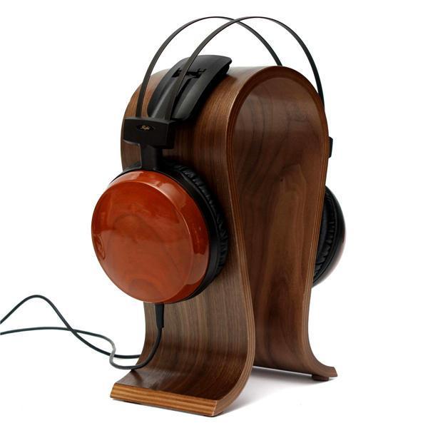shopping כלי נגינה Wooden U Shape Display Stand Hanger Holder Rack for Headset Earphone Headphone