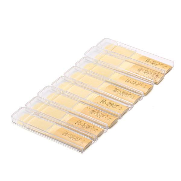 shopping כלי נגינה 8Pcs Flying Goose Bb Tenor Saxophone Clarinet Little Sax Reeds 2.5 Strength 2 1/2