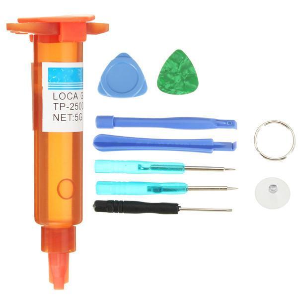 shopping טאבלט PC 5ML UV Glue+Outer Screen Glass Replacement Repair Tools Kit For Phone PC Tablet