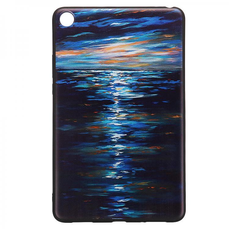 shopping טאבלט PC TPU Back Case Cover Tablet Case for XIAOMI Mipad 4 - Sunset Version