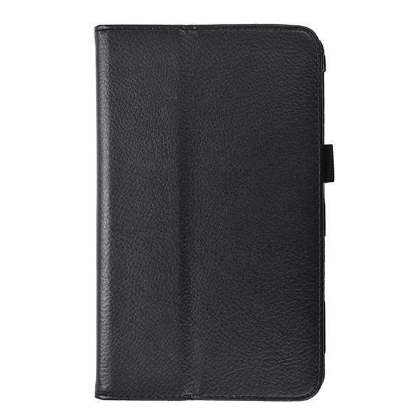 shopping טאבלט PC Double Folding Stand Function 7.0 Inch PU Leather Tablet Case  for Samsung T280