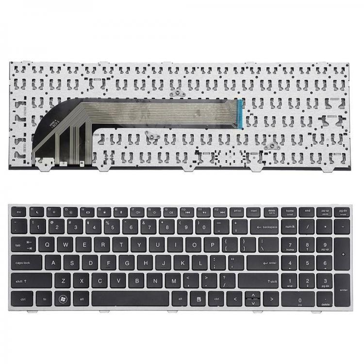 shopping לפטופים ואביזרים Laptop Replace Keyboard For HP ProBook 4540 4540S 4545 4545S Series Notebook With Silver Frame