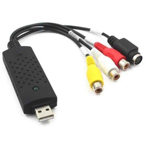 shopping לפטופים ואביזרים USB 2.0 Video TV DVD VHS DVR Capture Adapter Video Capture Card