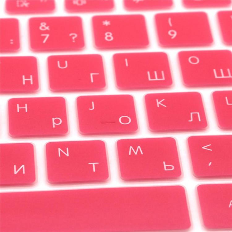 shopping לפטופים ואביזרים Russian Silicone Keyboard Cover For 12.5 inch 13.3 inch XIAOMI AIR Laptop Notebook Accessories