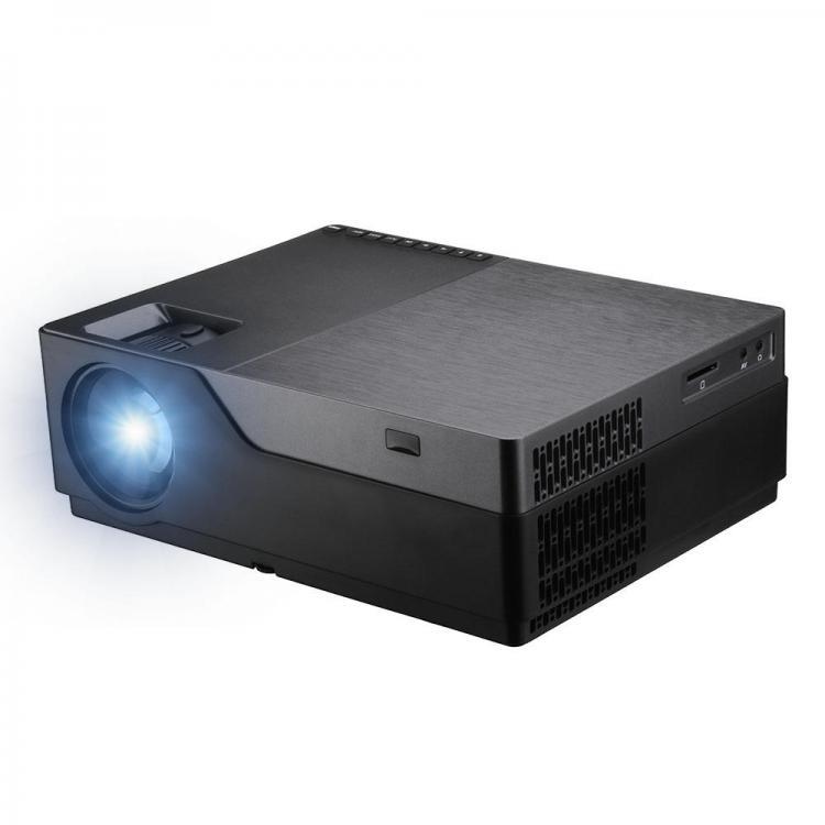 shopping ציוד משרדי AUN M18UP Full HD Projector Android 6.0 OS 1G+8G 5500 Lumens 1920x1080 LED Projector Support 3D Home Theater Projector
