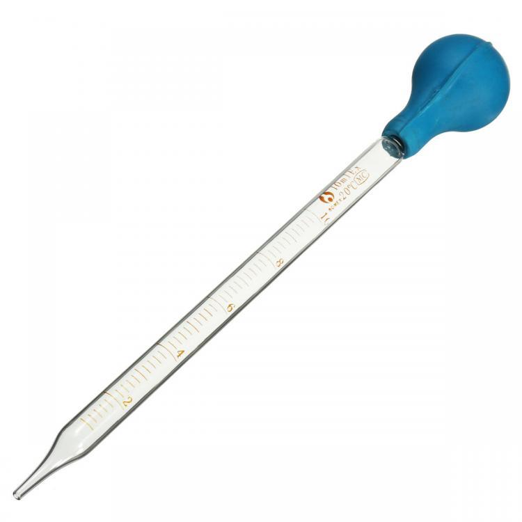 shopping ציוד משרדי 1 Piece 20cm 10ml Rubber Head Glass Dropper Pipette Pipet Liquid Dispensing for Laboratory School