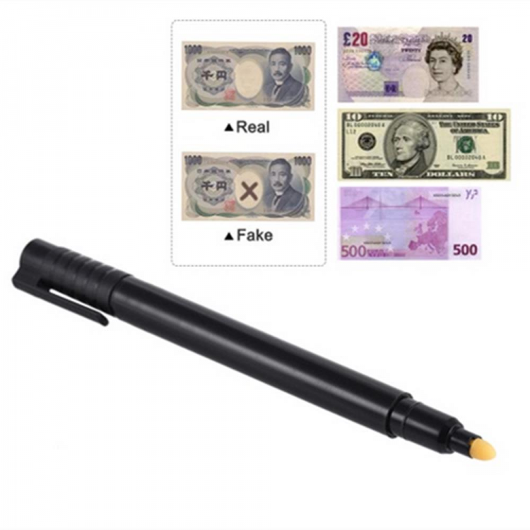 shopping ציוד משרדי Money Cash Detector Pen Fake Banknote Tester Currency Cash Checker Marker