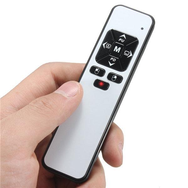 shopping ציוד משרדי 2.4GHZ USB Wireless Remote Control Presentation Pen Laser Pointer Pen For PowerPoint Teach Office