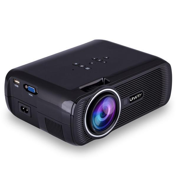 shopping ציוד משרדי UHAPPY U80 800x480 1080P 1000 Lumens HD LCD Mini LED Portable Projector Home Theater Office