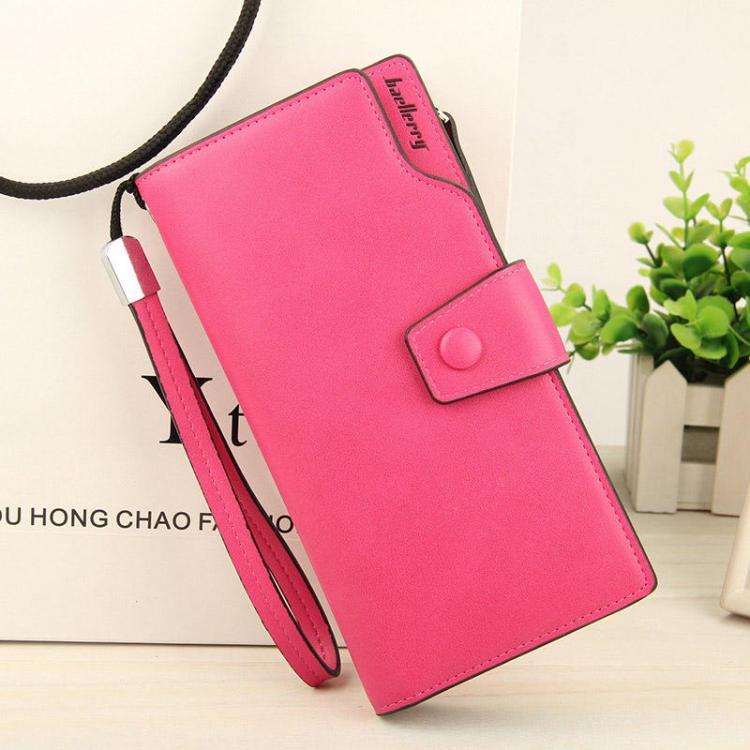 shopping ציוד משרדי New Fashion Baellerry Women High Quality PU Leather Long Wallet Handbag Card Holder Coin Purse