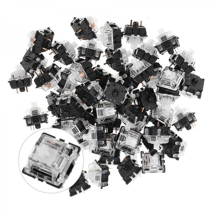 shopping ציוד היקפי למחשב 70PCS Pack 3Pin Gateron White Switch Keyboard Switch for Mechanical Gaming Keyboard