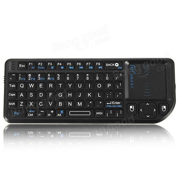 shopping ציוד היקפי למחשב Rii Mini X1 2.4G Wireless Air Keyboard with Mouse Touchpad