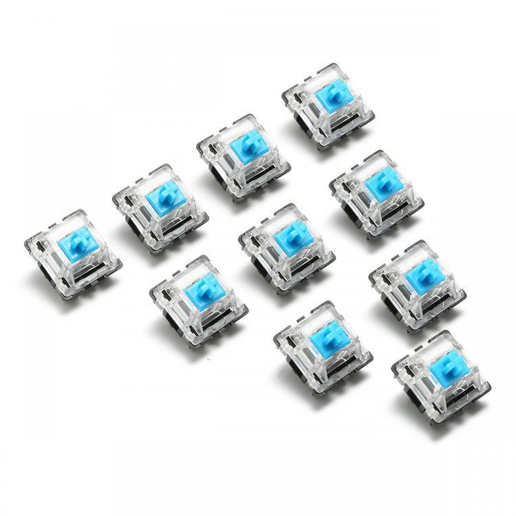 shopping ציוד היקפי למחשב 10PCS 3 Pin Mechanical Keyboard Switch Blue Switch