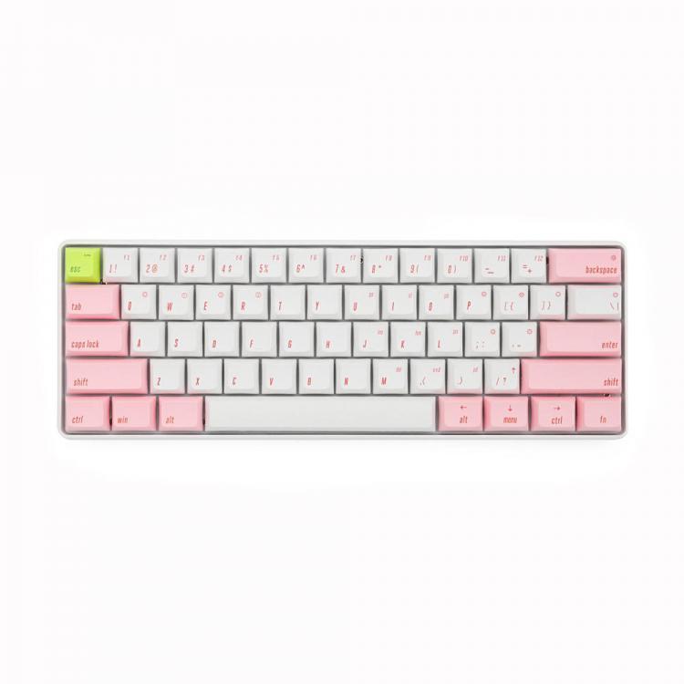 shopping ציוד היקפי למחשב Geek Customized SK61 60% 61 Keys NKRO Gateron Optical Axis Type-C Wired RGB Backlight Mechanical Gaming Keyboard