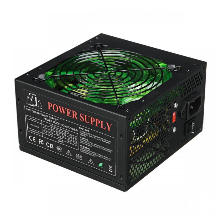 shopping חלקים למחשב 800W 120mm LED Fan 24 Pin PCI SATA ATX 12V Computer Power Supply for PC  Desktop