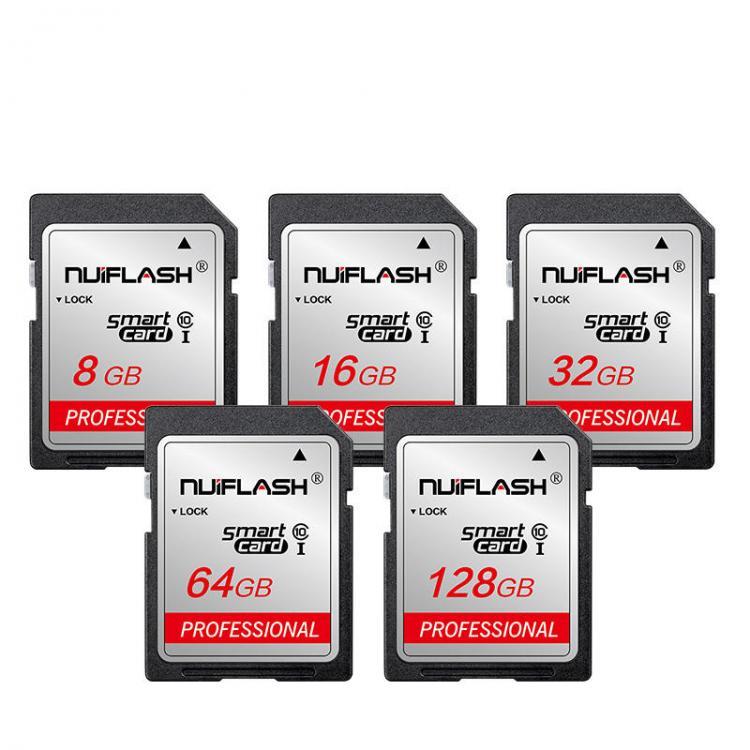 shopping דיסק און קי ואחסון Nuiflash SD Card 32GB Class10 SDHC 64GB 128GB SDXC Memory Card SD Flash Card for Camera