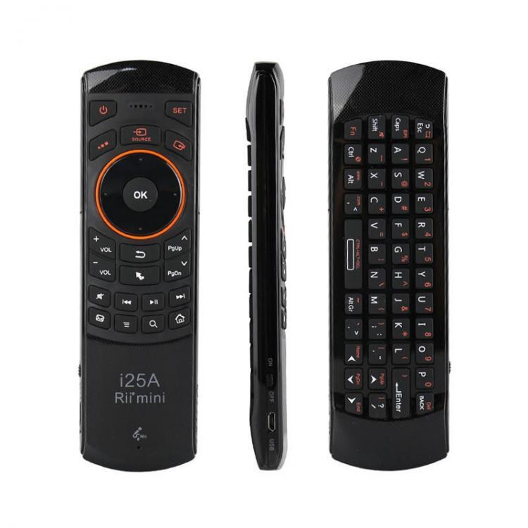 shopping מיני PC RII i25A K25A 2.4Ghz Wireless Air Mouse Keyboard Infrared Remote Control Audio Chat Learning For Projector PC