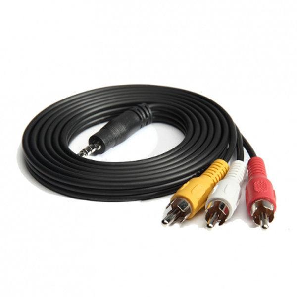 shopping כבלים וחיבורים Original Xiaomi Universal AV 3.5mm Audio Video Cable for Smart Xiaomi TV Box2 3.5mm Video Adapter