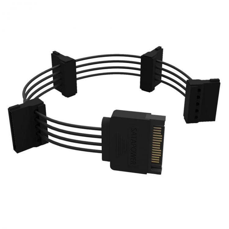 shopping כבלים וחיבורים ORICO DC15P-PX4 1 to 4 15 Pin Power Extension Cable for HDD CD-ROM