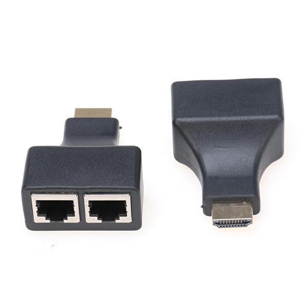 shopping כבלים וחיבורים 2 Pcs High Definition Multimedia Interface to Dual RJ45 Extender Support 1080P 3D For HDTV HDPC STB