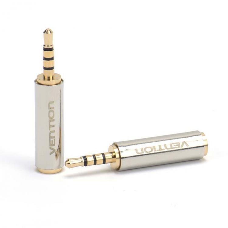 shopping כבלים וחיבורים Vention 1Pcs 2.5mm Male to 3.5mm Female Audio Stereo Headphone Jack Adapter Aux Connector