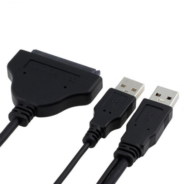 shopping כבלים וחיבורים ITHOO 2 * USB3.0 to SATA Data Cable 2.5" Hard Drive Converter Cable Support UASP for the SATA Hard Disk