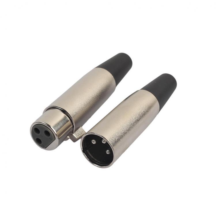 shopping כבלים וחיבורים 5Pair REXLIS 2005 XLR 3Pin Male To Female Microphone Audio Connector