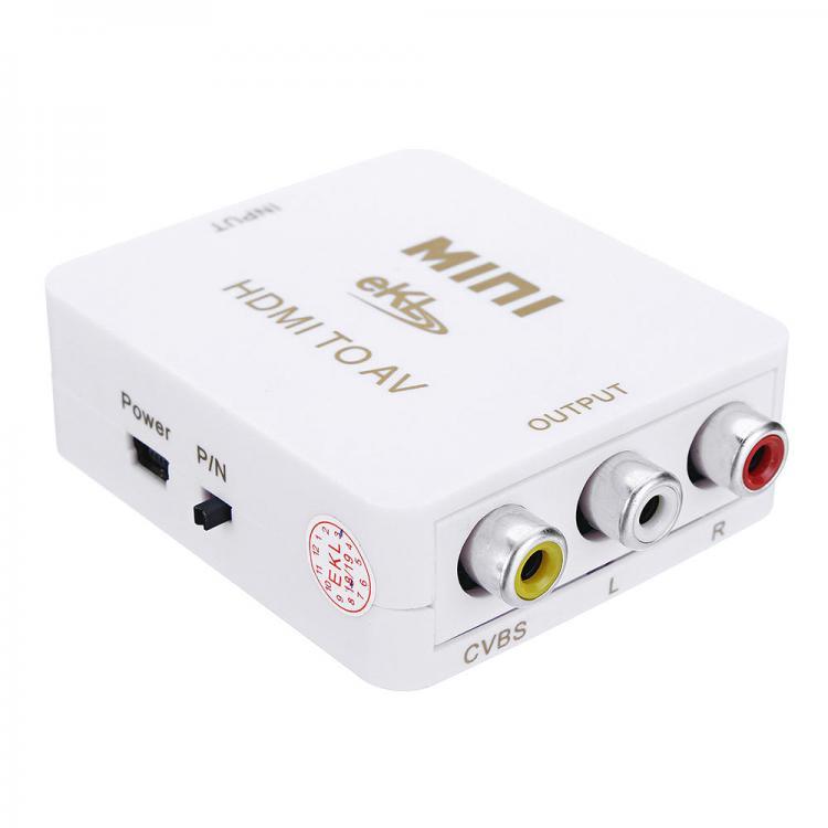 shopping כבלים וחיבורים EKL 1080P HDMI To AV CABS RCA Video Adapter Converter for AV HDTA Projectors