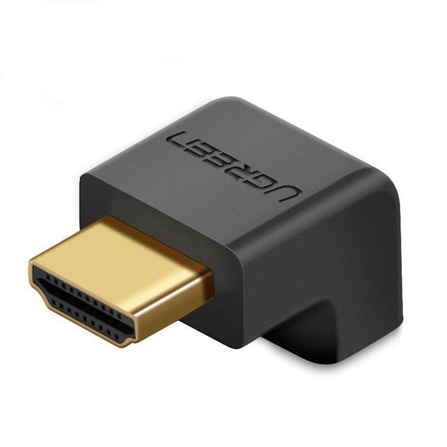 shopping כבלים וחיבורים Ugreen HD112 HDMI Male to Female Adapter Right Angled Down Adapter Converter
